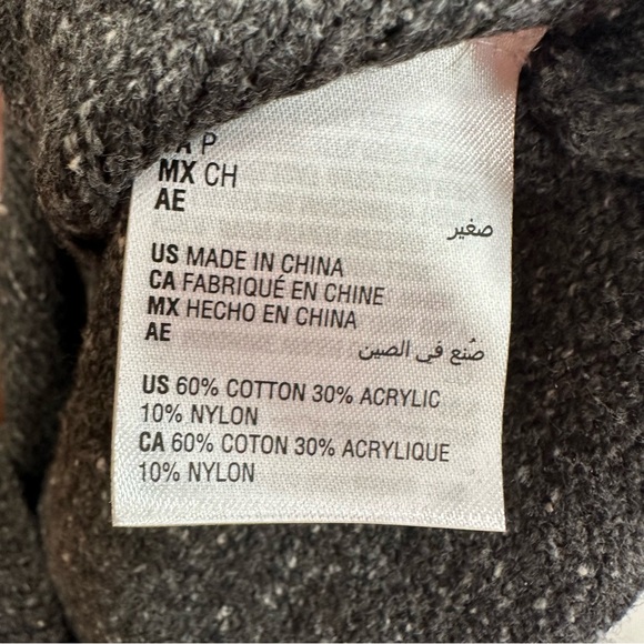 Karen Scott Womens Diamond Cable Knit Sweater Charcoal Grey Small - Picture 6 of 7